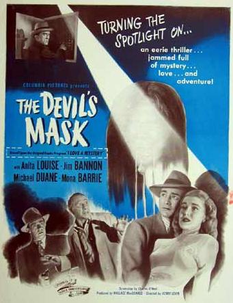 Jim Bannon, Ludwig Donath, Michael Duane, and Anita Louise in The Devil's Mask (1946)