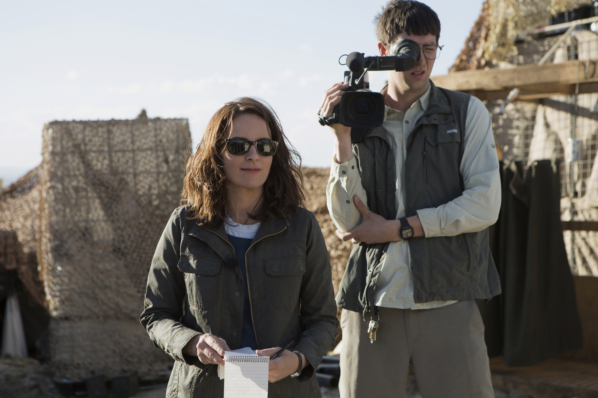 Tina Fey and Nicholas Braun in Whiskey Tango Foxtrot (2016)