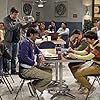 John Ross Bowie, Johnny Galecki, Simon Helberg, and Kunal Nayyar in The Big Bang Theory (2007)