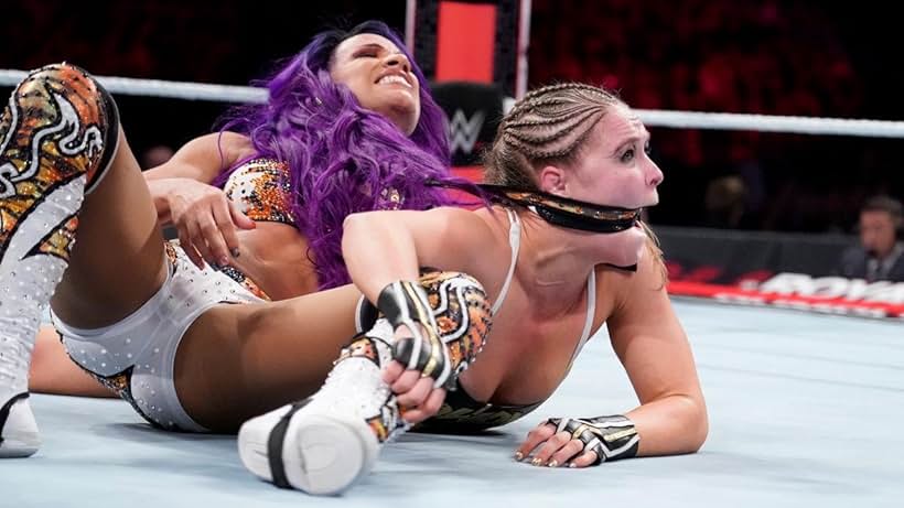 Ronda Rousey and Mercedes Varnado in WWE Royal Rumble (2019)