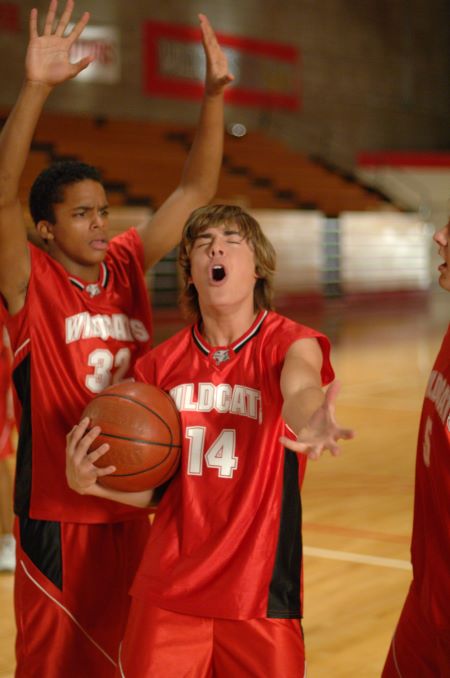 Chris Warren and Zac Efron in High School Musical (2006)