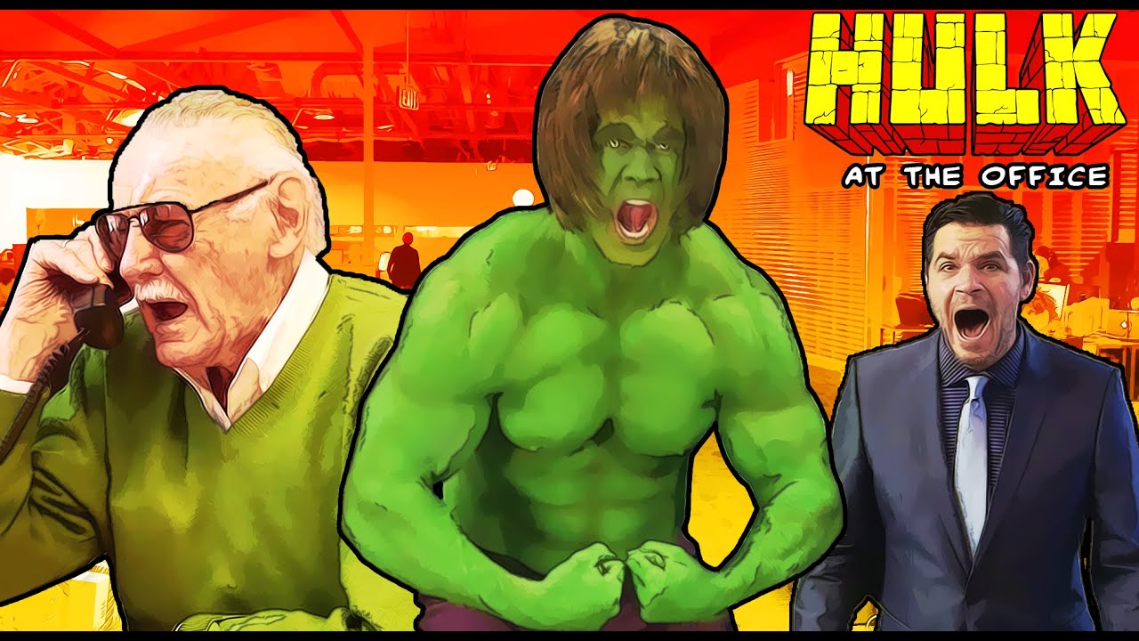 Stan Lee, Michael O'Hearn, and Sam Macaroni in Hulk at the Office (2015)