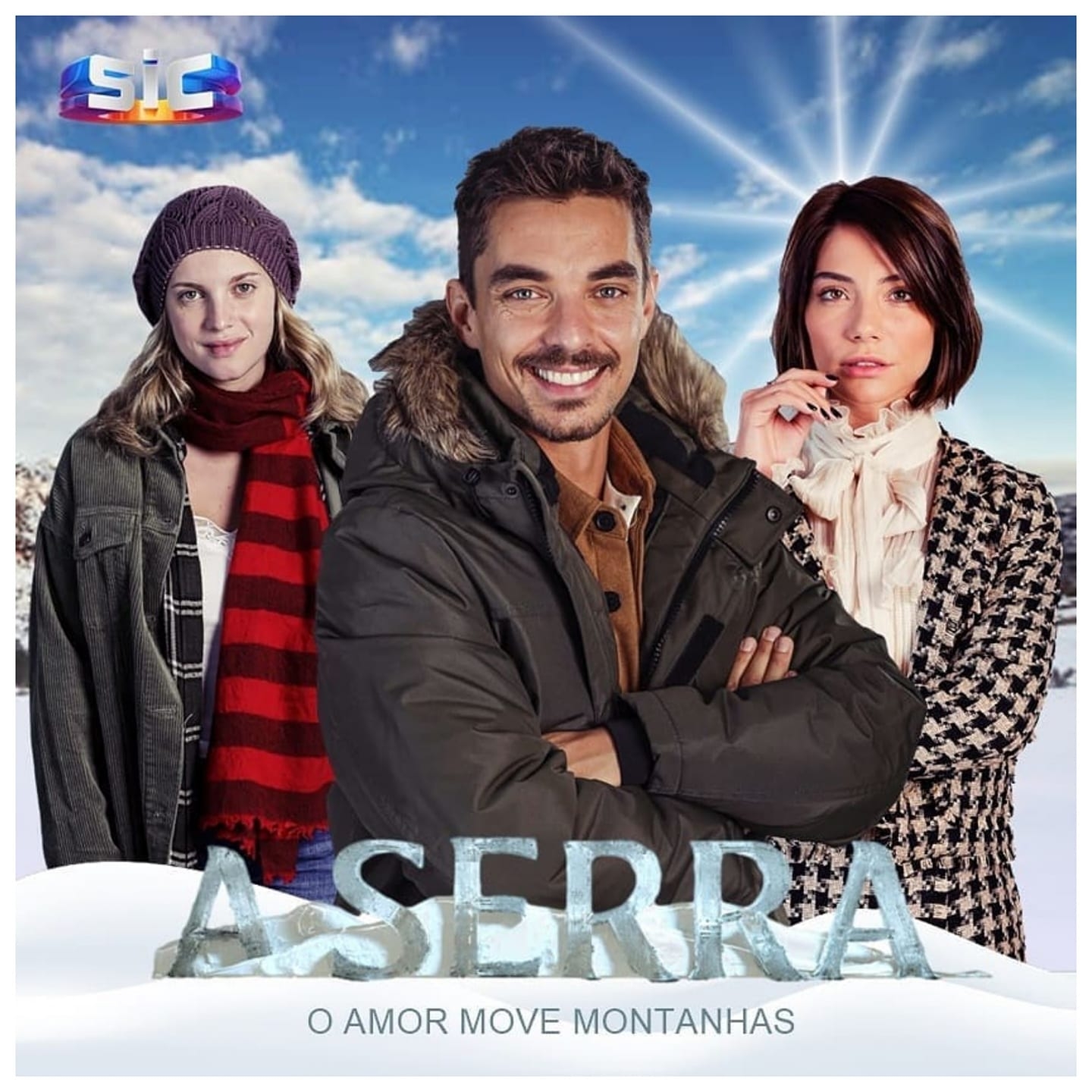 José Mata, Julia Palha, and Carolina Carvalho in A Serra (2021)