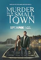 Kristin Kreuk and Rossif Sutherland in Murder in a Small Town (2024)