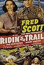 Iris Lancaster and Fred Scott in Ridin' the Trail (1940)