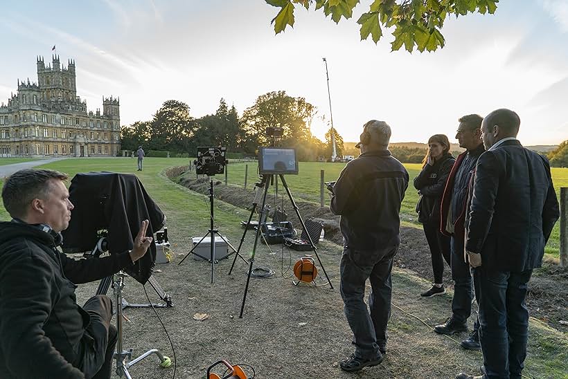 Michael Engler, Gareth Neame, and Ben Smithard in Downton Abbey (2019)