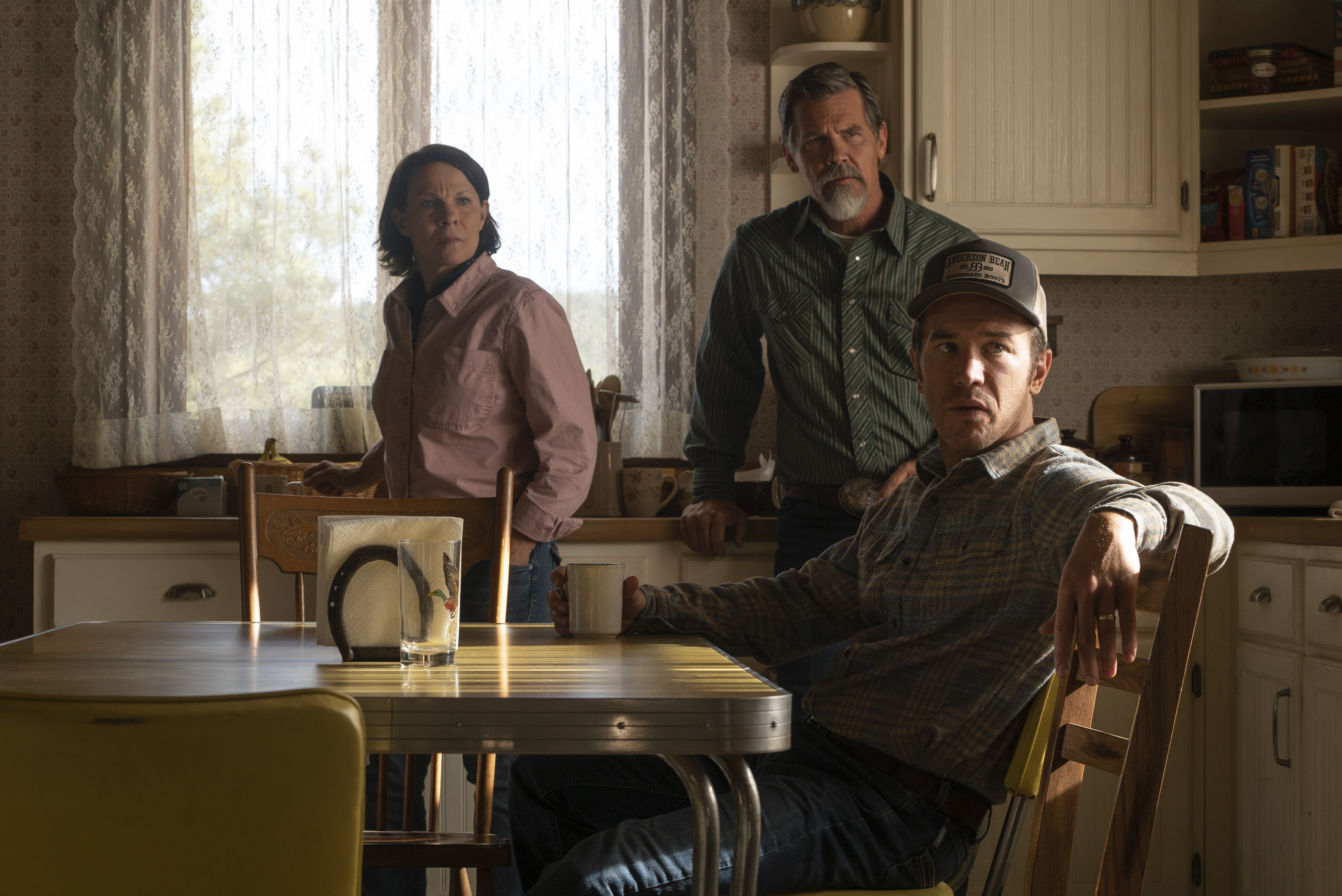 Lili Taylor, Josh Brolin, and Tom Pelphrey in Outer Range (2022)