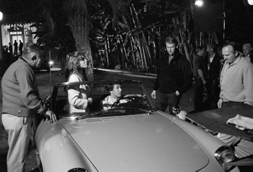 Dustin Hoffman, Mike Nichols, and Katharine Ross in The Graduate (1967)