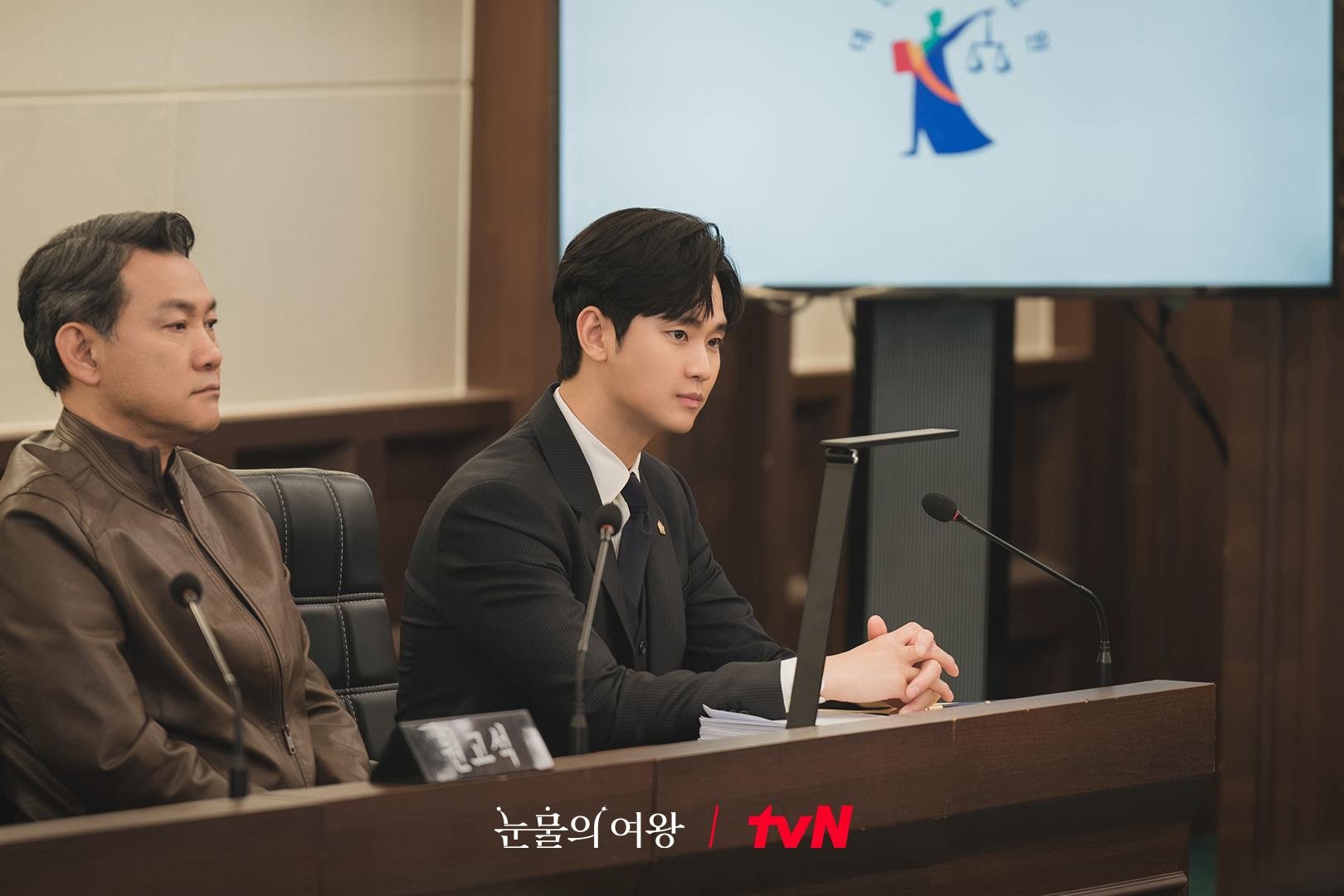 Jung Jin-young and Kim Soo-hyun in Queen of Tears (2024)