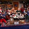 Mayim Bialik, Kaley Cuoco, Johnny Galecki, Simon Helberg, Jim Parsons, Melissa Rauch, and Kunal Nayyar in The Big Bang Theory (2007)