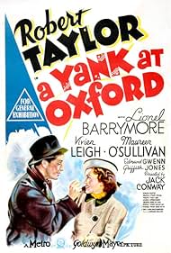 Maureen O'Sullivan and Robert Taylor in A Yank at Oxford (1938)