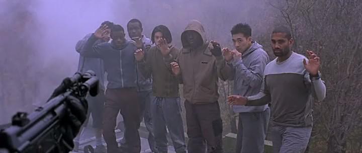 Châu Belle Dinh, Williams Belle, Malik Diouf, Yann Hnautra, Guylain N'Guba-Boyeke, Charles Perrière, and Laurent Piemontesi in Yamakasi (2001)