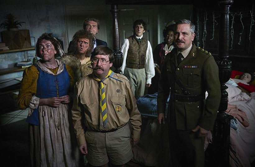 Simon Farnaby, Jim Howick, Ben Willbond, Katy Wix, Charlotte Ritchie, Mathew Baynton, Laurence Rickard, and Lolly Adefope in Ghosts (2019)