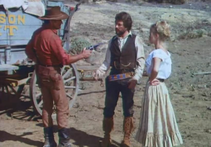 Rod Taylor, Donna Mills, and Bill Bixby in The Oregon Trail (1976)