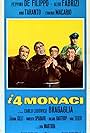 Peppino De Filippo, Aldo Fabrizi, Erminio Macario, and Nino Taranto in The Four Monks (1963)