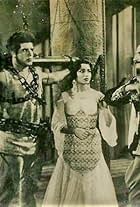 Jeevan Dhar, Nishi Kohli, and Dara Singh Randhawa in Darasingh: Ironman (1964)