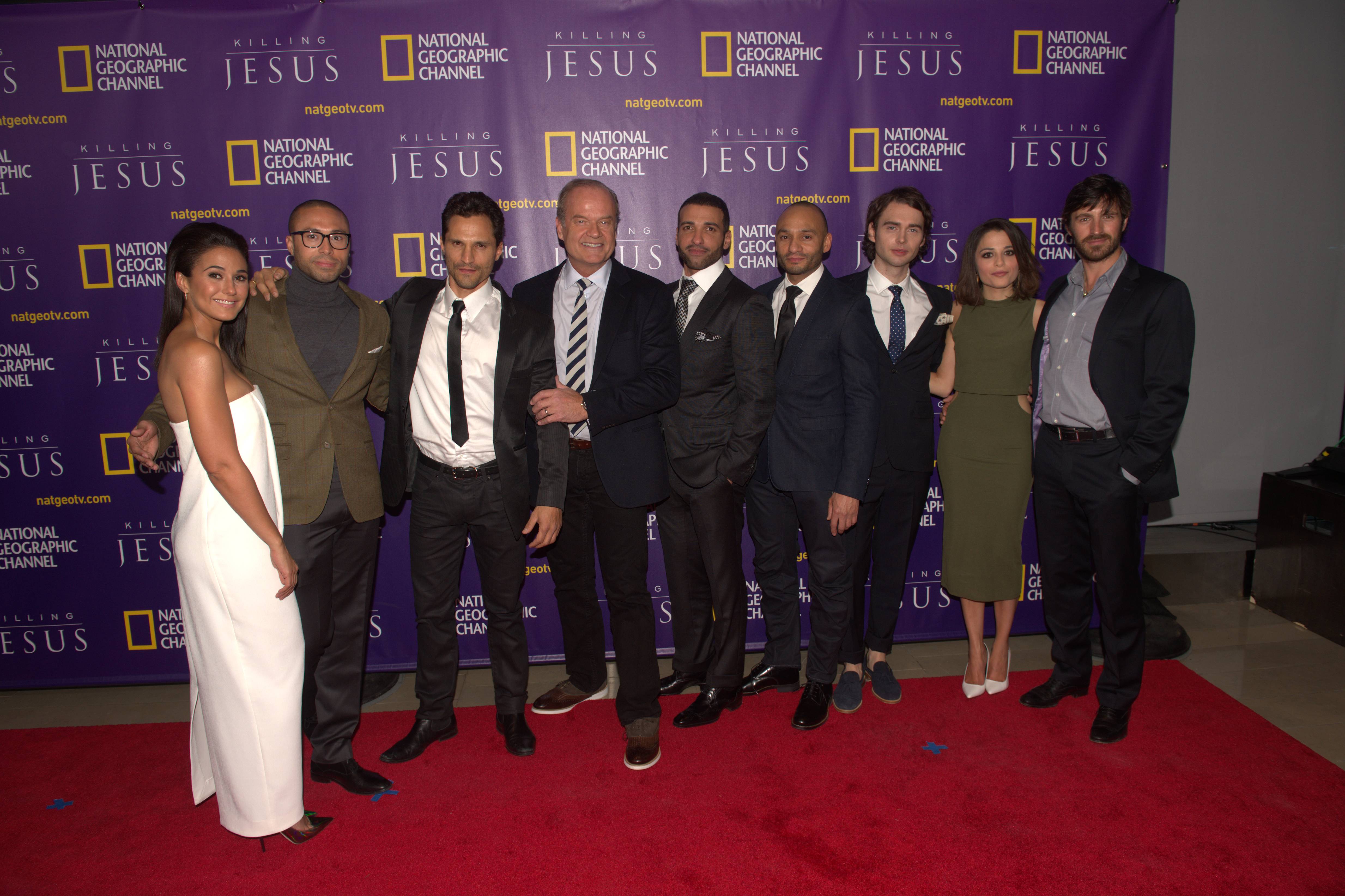 'KILLING JESUS' Cast on Red Carpet at premiere of 'Killing Jesus' New York  at the Lincoln Centre