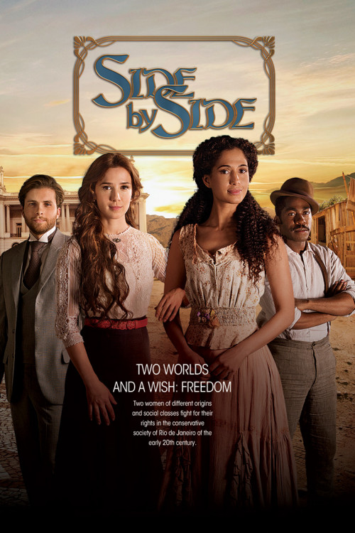 Thiago Fragoso, Camila Pitanga, Lázaro Ramos, and Marjorie Estiano in Side by Side (2012)