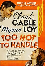 Clark Gable and Myrna Loy in Too Hot to Handle (1938)