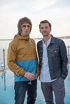 Liam Gallagher and Mat Whitecross at an event for Oasis: Supersonic (2016)