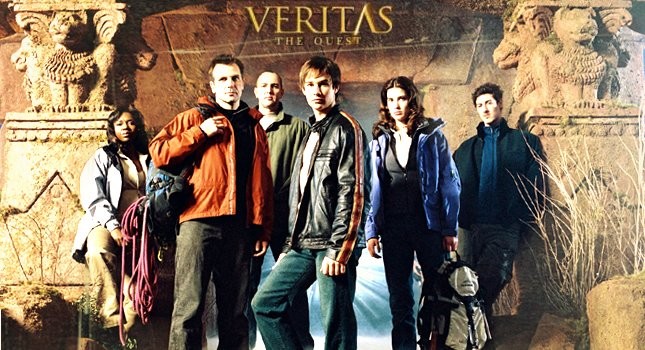 Eric Balfour, Cynthia Martells, Ryan Merriman, and Arnold Vosloo in Veritas: The Quest (2003)