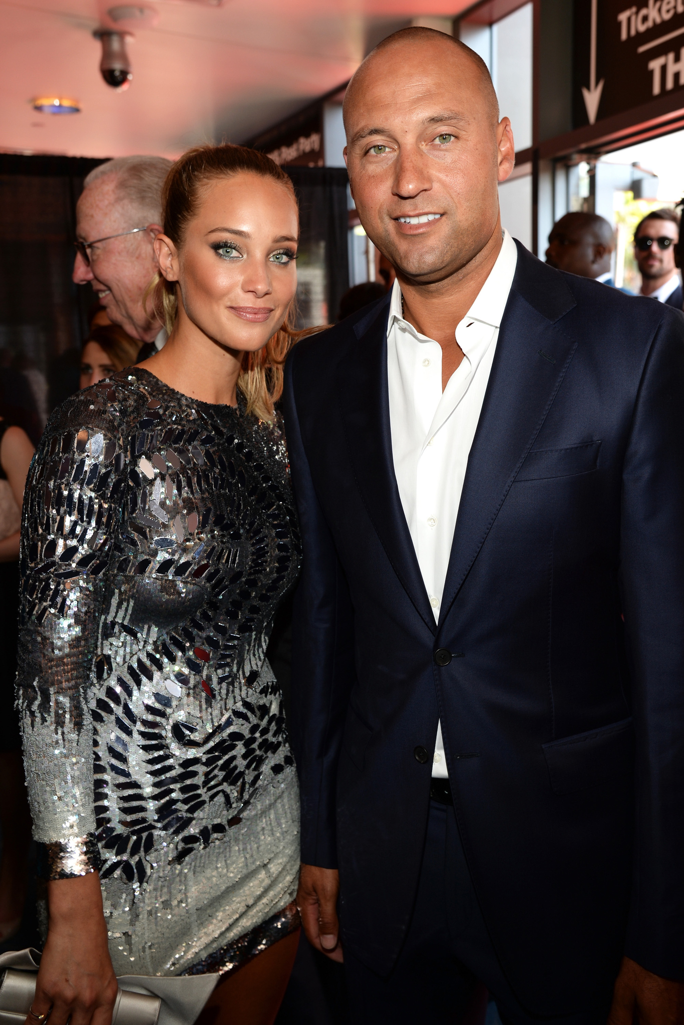 Derek Jeter and Hannah Jeter