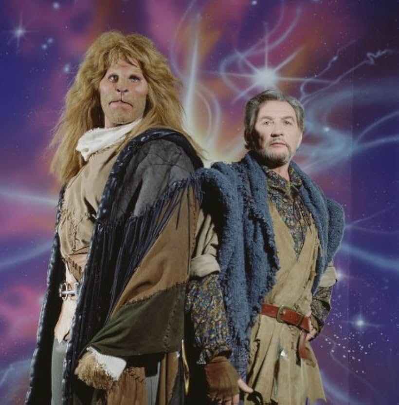 Ron Perlman and Roy Dotrice in Beauty and the Beast (1987)