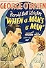 When a Man's a Man (1935) Poster