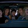 Mike Myers, Dana Carvey, Michael DeLuise, Sean Sullivan, and Lee Tergesen in Wayne's World (1992)