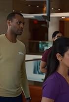 Donald MacLean Jr., Natasha Calis, Jordan Johnson-Hinds, and Sandy Sidhu in A Thousand Battles (2021)