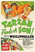 Maureen O'Sullivan, Johnny Sheffield, and Johnny Weissmuller in Tarzan Finds a Son! (1939)