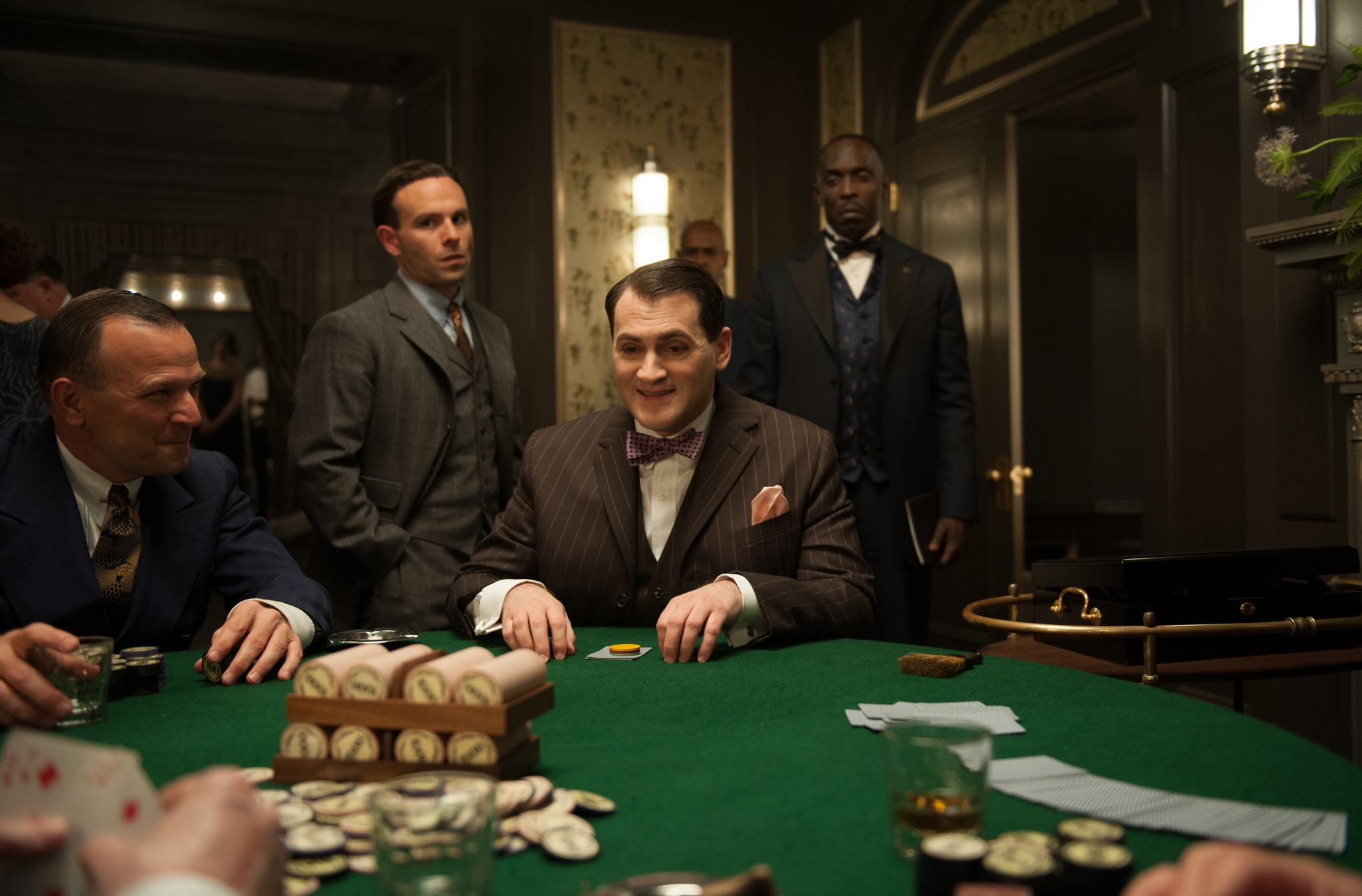 Michael Stuhlbarg, Ned Luke, Michael Kenneth Williams, and Anatol Yusef in Boardwalk Empire (2010)