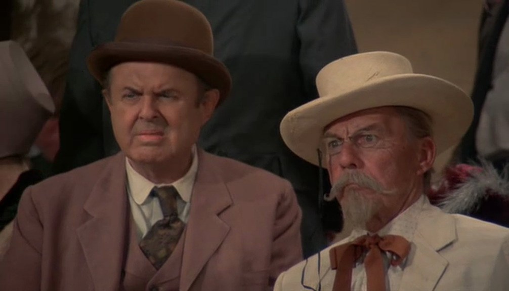 John McGiver and David Wayne in The Apple Dumpling Gang (1975)