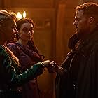 Iain De Caestecker, Emily John, and Jordan Alexandra in The Winter King (2023)