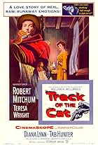 Robert Mitchum and Teresa Wright in Track of the Cat (1954)