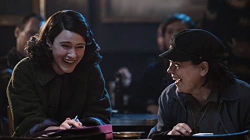 Alex Borstein and Rachel Brosnahan in The Marvelous Mrs. Maisel (2017)