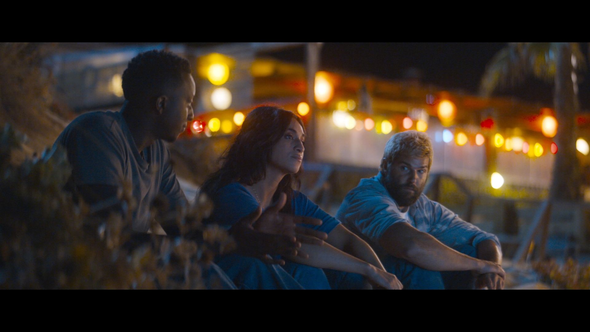 Olivier Barthélémy, Camélia Jordana, and Ahmed Sylla in Chacun pour tous (2018)