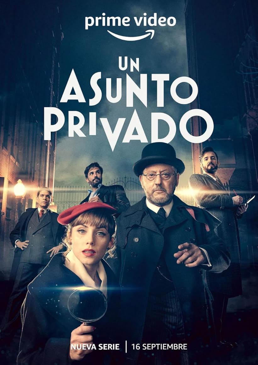 Jean Reno, Álex García, Gorka Otxoa, Pablo Molinero, and Aura Garrido in A Private Affair (2022)