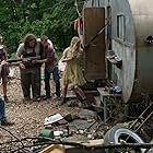 Sam Coleman, Sam Strike, James Bloor, Vanessa Grasse, and Jessica Madsen in Leatherface (2017)