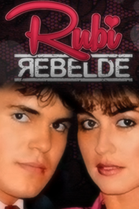 Mariela Alcalá and Jaime Araque in Rubí rebelde (1989)