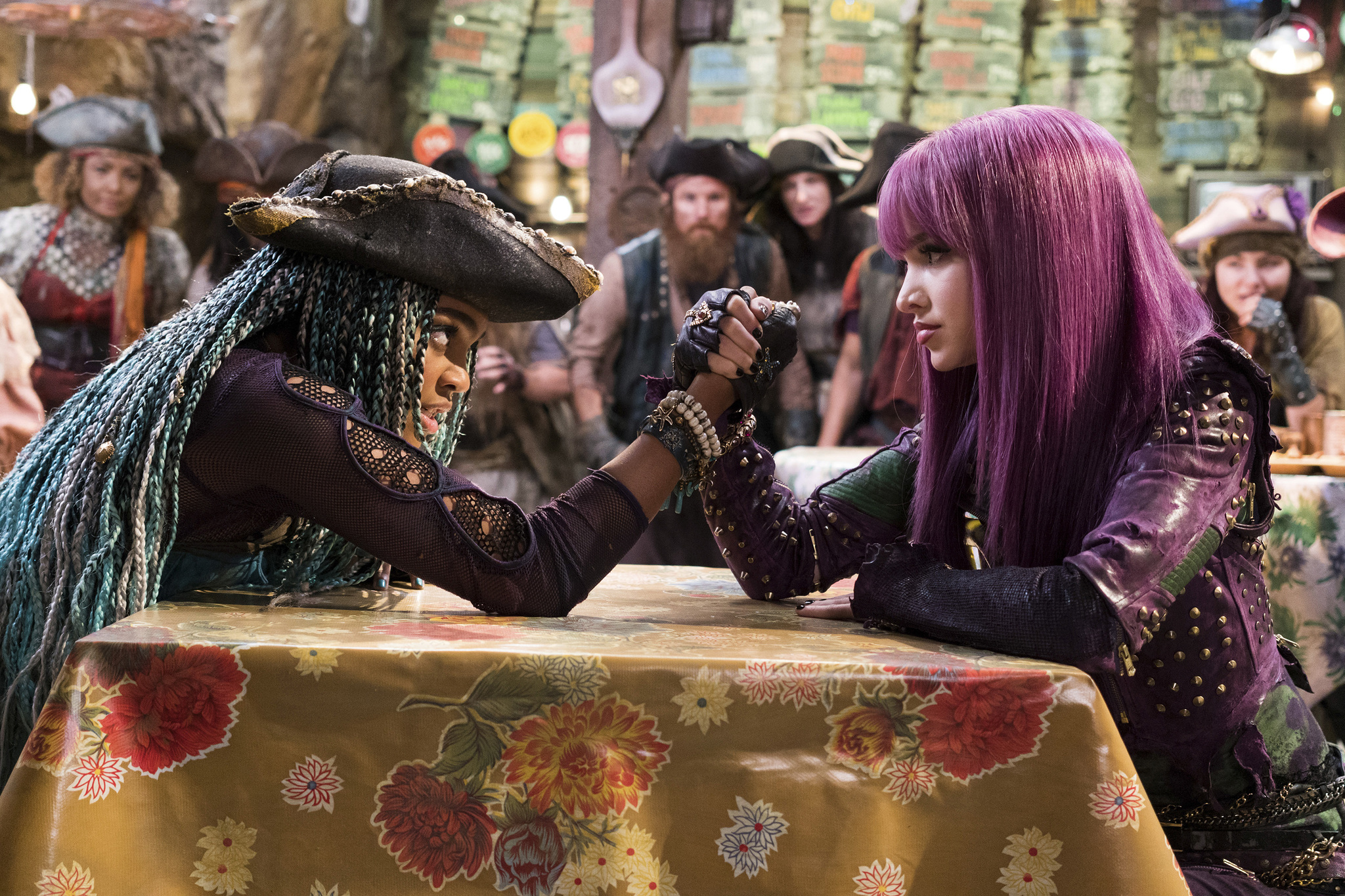 China Anne McClain and Dove Cameron in Descendants 2 (2017)