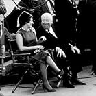 "Torn Curtain," Princess Margaret & Alfred Hitchcock on the set. 1966 Universal