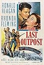 Ronald Reagan, Bruce Bennett, and Rhonda Fleming in The Last Outpost (1951)