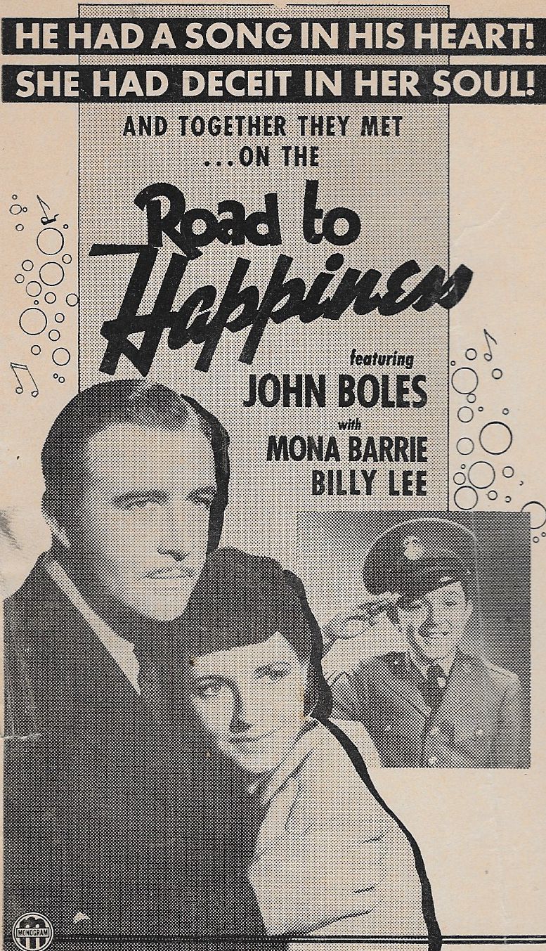 Mona Barrie, John Boles, and Billy Lee in Road to Happiness (1941)