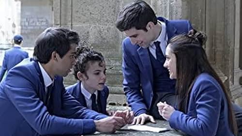 Carlos Alcaide, Asia Ortega, Albert Salazar, and Daniela Rubio in The Boarding School: Las Cumbres (2021)