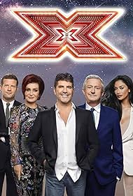 Dermot O'Leary, Sharon Osbourne, Nicole Scherzinger, Simon Cowell, and Louis Walsh in The X Factor UK (2004)