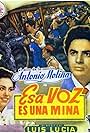 Delia Luna and Antonio Molina in Esa voz es una mina (1956)