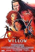 Val Kilmer, Joanne Whalley, Billy Barty, Warwick Davis, Kevin Pollak, Kate Greenfield, Ruth Greenfield, Jean Marsh, Rick Overton, and Pat Roach in Willow (1988)