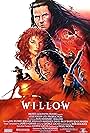 Val Kilmer, Joanne Whalley, Billy Barty, Warwick Davis, Kevin Pollak, Kate Greenfield, Ruth Greenfield, Jean Marsh, Rick Overton, and Pat Roach in Willow (1988)