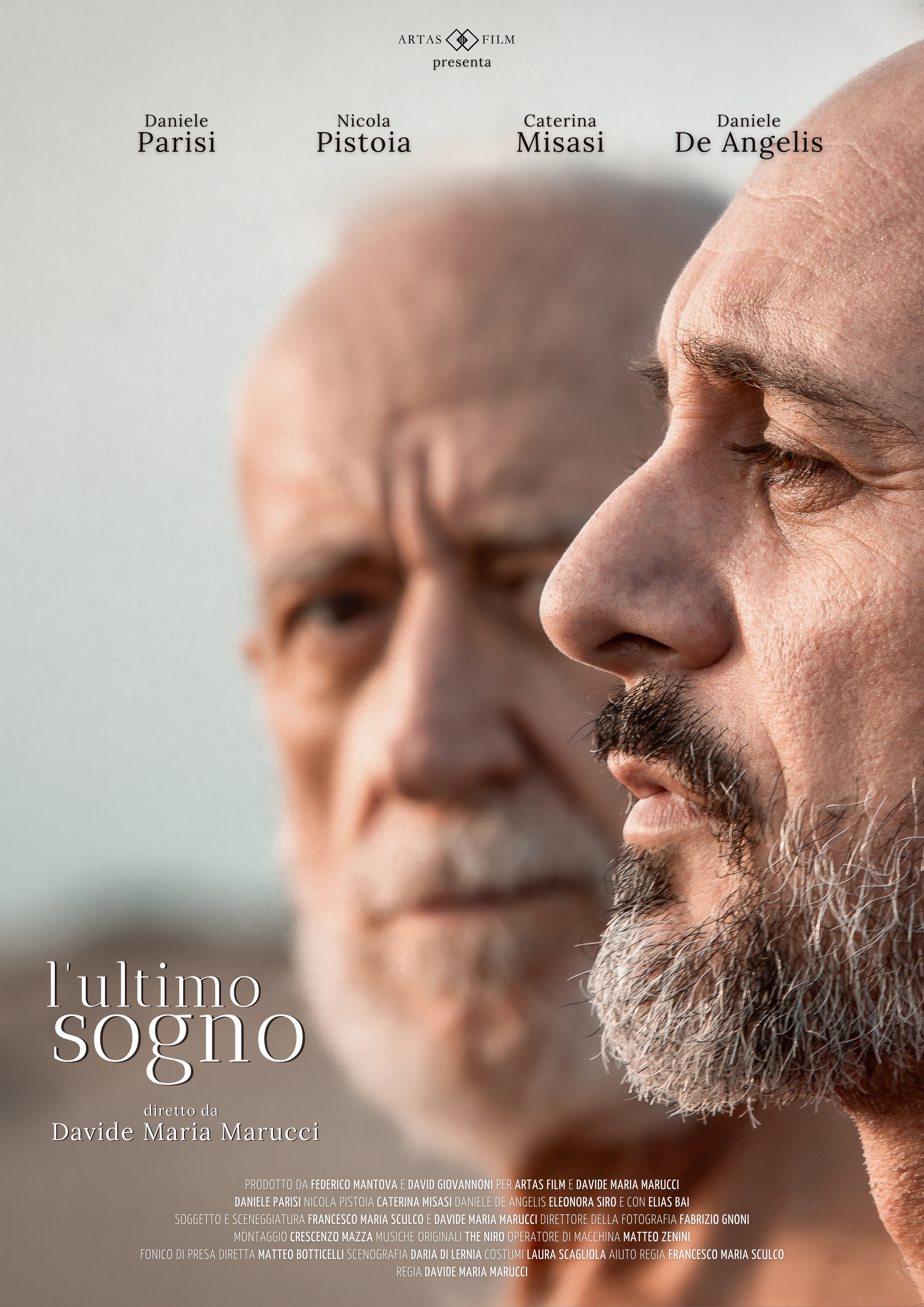 Nicola Pistoia, Daniele Parisi, and Davide Maria Marucci in L' ultimo sogno (2024)